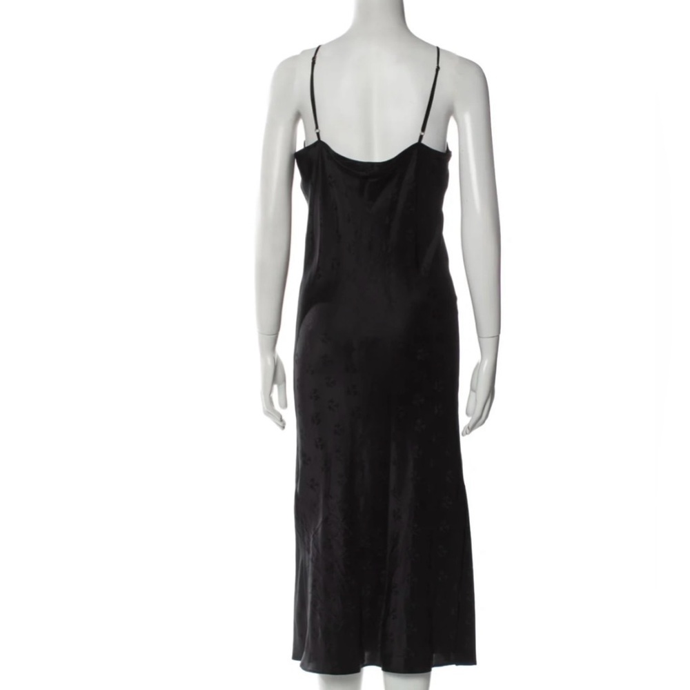 Billy Reid Silk Midi Length Black Slip Dress. Size XS. - Picture 2 of 14
